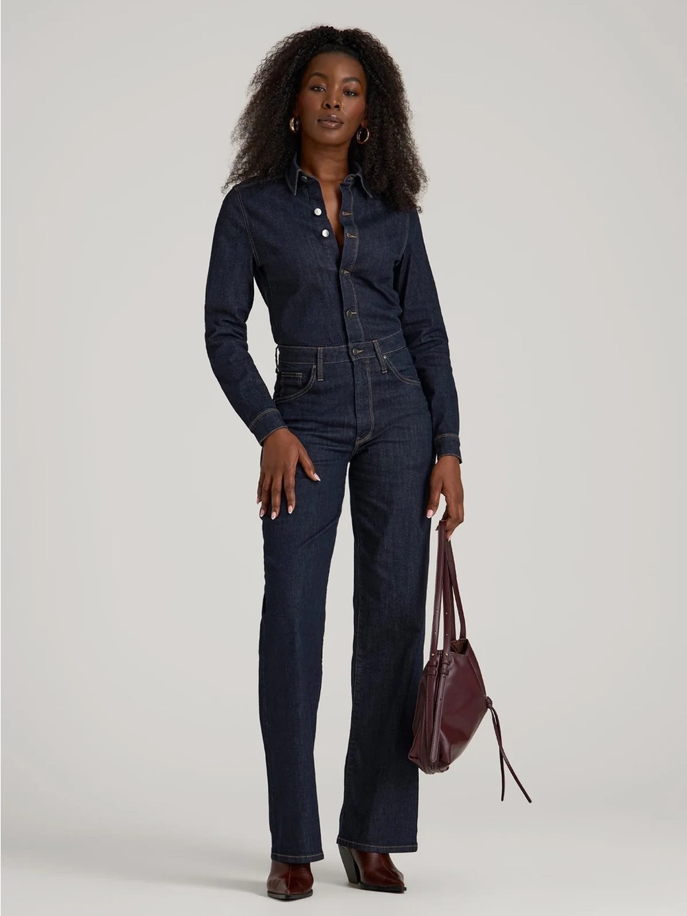 Denim Jump suit -Women